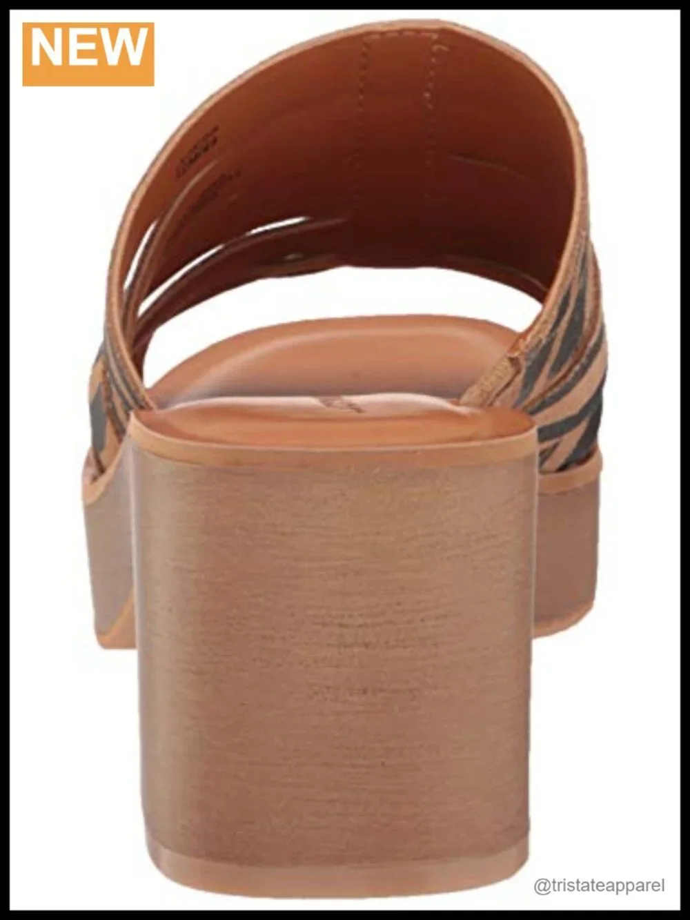 Platform Clog Sandal with Memory Foam Insole & Ankle Strap